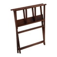 thumbnail image 6 of Creative Mark Folding Wood Print Rack, Walnut Finish, Book Display, Paint Storage, Art Drying Rack, 28" H × 16" L × 25.5" W, Holds 24" x 36" Artwork, Folds for Easy Storage, 6 of 7
