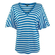 Women's Striped Linen Blend Shirt-W-L