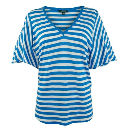 Women's Striped Linen Blend Shirt-W-L