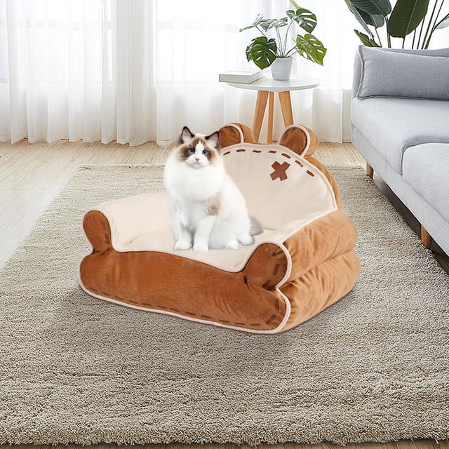 Sofá para gatos perfecl cama cálida y cómoda para gatos grandes y perros pequeños