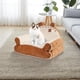 thumbnail image 1 of Sofá para gatos Sofá para gatos y reposabrazos Cama para gatos cómoda, cálida y elegante Cama para perros pequeños para el invierno Gatos grandes, 1 of 9