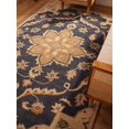 thumbnail image 4 of Rugsotic Carpets Hand Tufted Wool Eco-Friendly Area Rugs - 8'x10', Rectangle, Charcoal, Modern Contemporary Design, High Pile Handmade Anti Skid Rugs for Living Room, Bed Room (K00687), 4 of 13