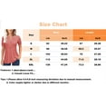 thumbnail image 4 of Sherrylily Women Summer Pleated Button Short Sleeve T-Shirt V-Neck Casual Tops, 4 of 4