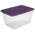 thumbnail image 1 of Sterilite Boîte de Rangement 55L - Violet, 1 of 5