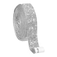thumbnail image 2 of 8 Rows Self Adhesive Crystal Rhinestone Ribbon Diamond Wrap Roll for DIY Bling Decor Car Phone Laptop and Gift Embellishments Sparkly, 2 of 3
