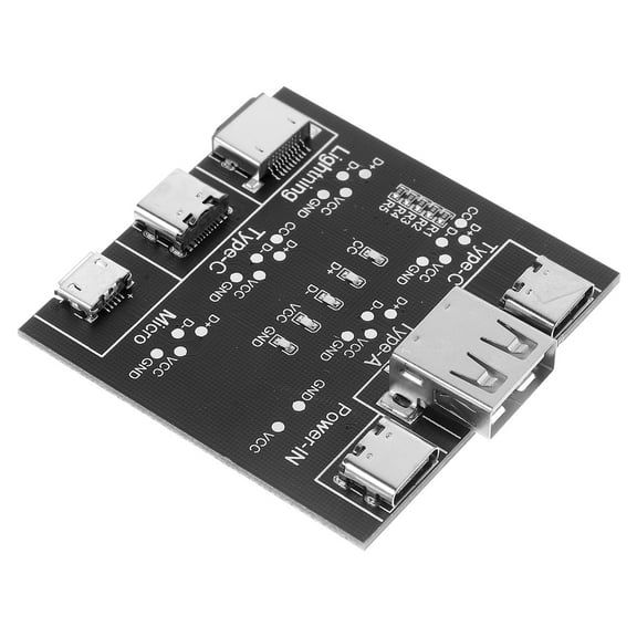 Raindrops USB Tester Tool Metal for Tech Users in Cable Quality Assurance 1Pack 2.0X1.9X0.4in