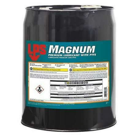 LPS 00605 Premium Lubricant with PtFE, Brown, 5 Gal.