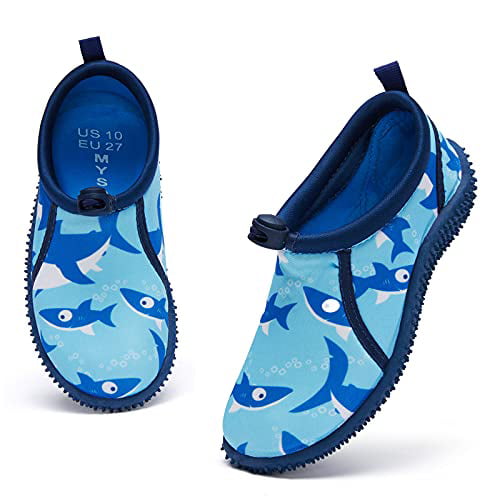 mysoft Kids Beach Water Shoes Non-Slip Quick Dry Barefoot Swim Shoes Aqua Socks for Boys and Girls Toddler Little Big Kid 