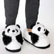 thumbnail image 2 of par de pantuflas de peluche con animales Panda, divertidas y originales para mujeres, hombres y niños, 2 of 5