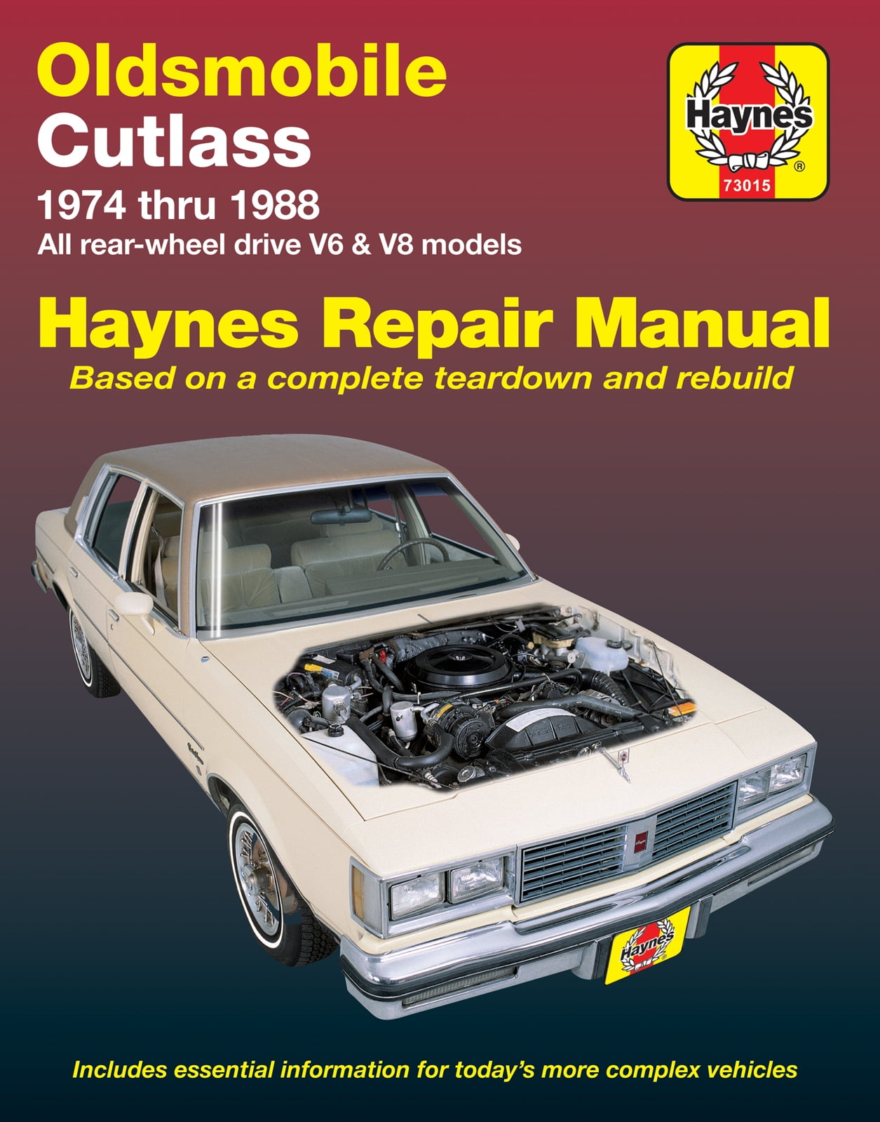 Oldsmobile Cutlass & Cutlass Supreme V6 & V8 Gas Engines (74-88) Haynes