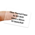 thumbnail image 3 of NIIMBOT B1/B21/B3S Printer Labels, 2" x 3.15", Clear, 95 Labels/Roll, 3 of 7