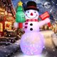 thumbnail image 1 of TAIMASI Inflables Navideños de 5 Ft para Exteriores, Snowman Inflable de Navidad con Luces LED, Decoración de Invierno para Exteriores para Fiesta Festiva en Patio, Jardín y Césped, Árbol de Navidad, 1 of 7