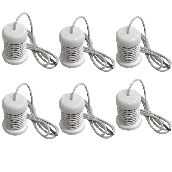 6 Pack Round White Arrays for Ionic Detox Foot Bath Spa Cleanse Machine Replacement