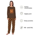 thumbnail image 2 of Howdy Turkey Family Pajamas Matching Thanksgiving, Retro Turkey Family And Dog PJs, Plus Sizes, 2 of 7