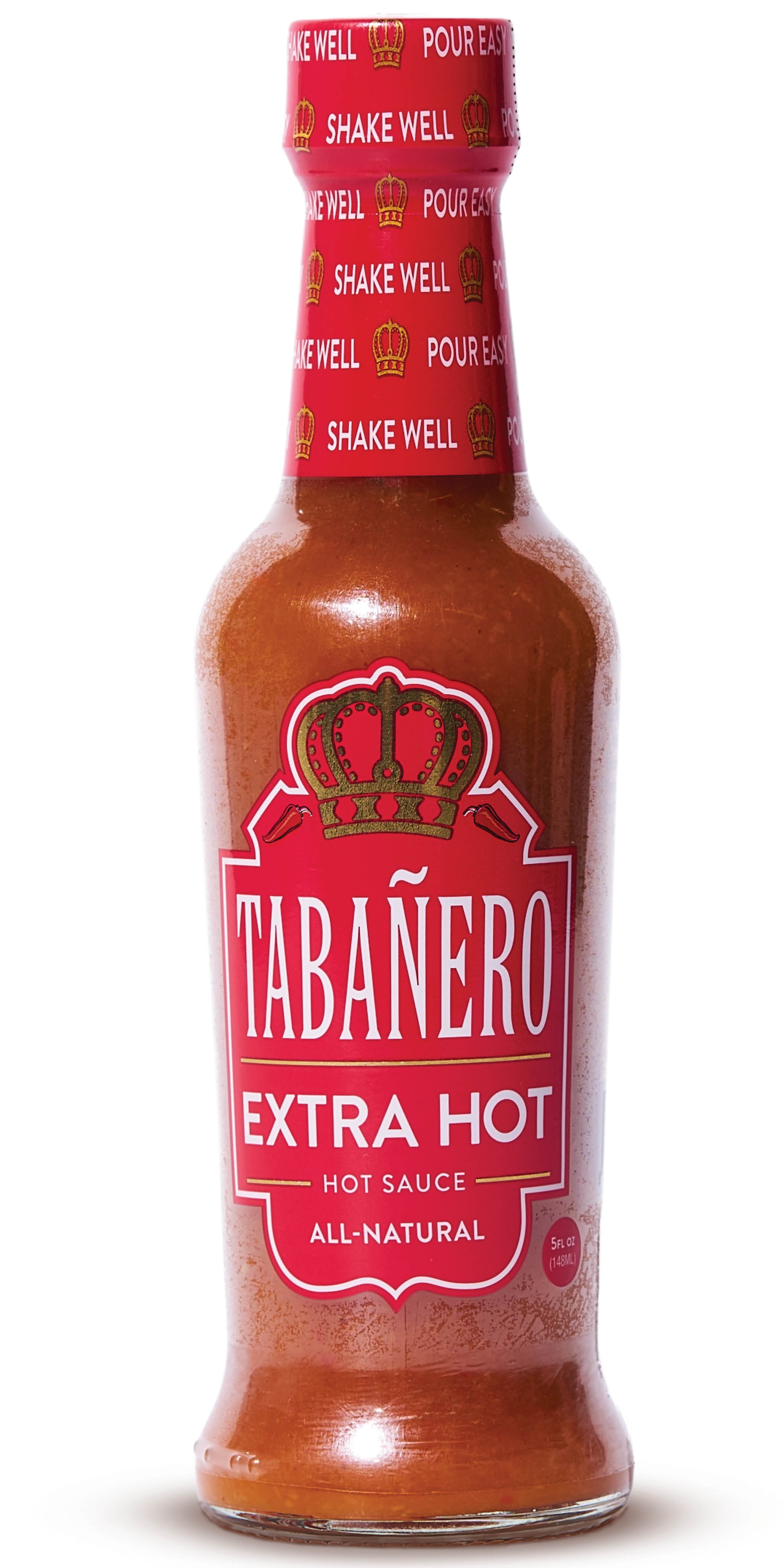 Tabanero Extreme Habanero XXX Hot Sauce - 5 oz Bottle, All-Natural