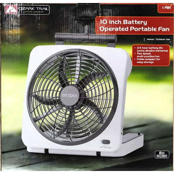 10 inch Battery Operated Portable Fan
