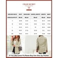 thumbnail image 3 of Chase Secret Women's Button Denim Jacket Distressed Ripped Long Sleeve Jean Coat Plus Size, 3 of 7