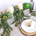 thumbnail image 4 of Nature Comfort String Of Pearls Plant Artificial, Easy Install Use High-grade Plastic Lifelike Artificial Hanging Succulents, Indoor Greenery For Home Or Shop, Maintenance Free (4 Pcs), 4 of 7