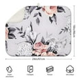 thumbnail image 2 of Microfibre Drying Mat for Kitchen Pink White Peony Flower Blossom Dish Drying Drainer Mat Absorbent Pioneer Drying Mat Washing Up for Glass, Plate & Cup 18inch X 24inch, 2 of 5