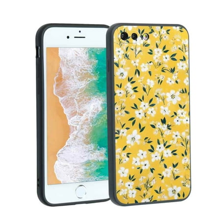 Yellow-366 Phone Case, Degined for iPhone 7 Plus Case Men Women, Flexible Silicone Shockproof Case for iPhone 7 Plus