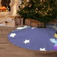 thumbnail image 5 of Defioc Bluey for Christmas Tree Skirt Snowman Xmas Tree Skirt Farmhouse Christmas Decorations Tree Mat for Holiday Party Decor-36", 5 of 6