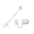 thumbnail image 1 of Para Pencil Holder / Keeper y adaptador de cable Tether Silicone White Bco Baoblaze Titular de la tapa del lápiz, 1 of 8