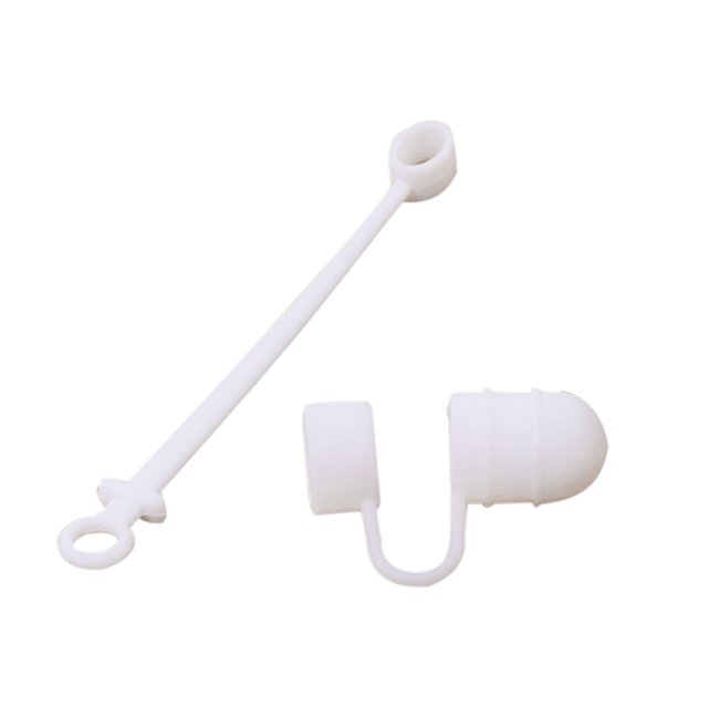 Para Pencil Holder / Keeper y adaptador de cable Tether Silicone White Bco Baoblaze Titular de la tapa del lápiz