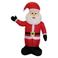 thumbnail image 3 of Figura inflable de Papá de 120 cm, adorno navideño, enchufe estadounidense de 110 V, adorable, ligera, resistente roturas, decoración para, 3 of 9