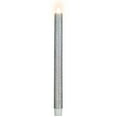thumbnail image 6 of Northlight LED Flameless Flickering Taper Glittered Christmas Candles - 11" - Silver - Set 2, 6 of 10