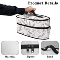 thumbnail image 5 of HELLHERO Iron Carrier Bag Rabbit Pattern Protective Travel Steamer Bag and Hair Styling Tool, Case Only, 5 of 6