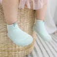 thumbnail image 2 of NOKIO Children'S Fashionable Slide Sandals Toddler Baby Girl Boy Shoes Shoes Socks Shoes English Pattern Girl Baby Soft Shoes Covered Socks Shoes Five Colors For 0 To 3 Years, 2 of 5
