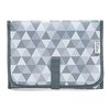 Baby Portable Changing Pad, Diaper Bag,Travel Mat Station (Grey Pattern, Compact)