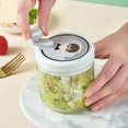 thumbnail image 2 of 400ML 3/2 Blades Multifunction Manual Garlic Mincer Vegetables  Cutter Hand Shake Beating Garlic Chopper Masher Kitchen Gadgets, 2 of 5
