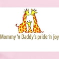 thumbnail image 2 of CafePress - Mommy N Daddys Pride N Joy Body Suit - Baby Light Bodysuit, Size Newborn - 24 Months, 2 of 4