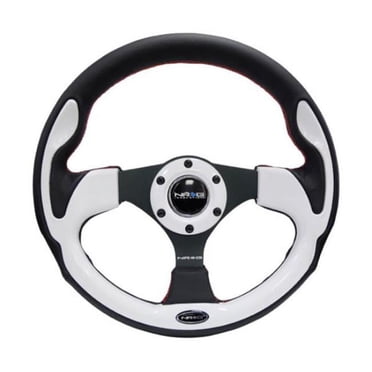 NRG Reinforced Steering Wheel (320mm) w/Carbon Center Spoke main image 1