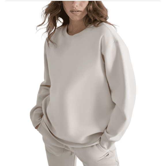 Dkny Sport Women's Logo Crewneck Sweatshirt - Oat