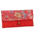 thumbnail image 5 of Farfi Chinese Style Lucky Money Bag Cloth Floral Red Envelope Pocket New Year Packet (Type 6,L), 5 of 13