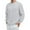 Mens Hoodies & Sweatshirts Gray, variant on Long Sleeve Shirts for Men Crewneck Sweatshirts No Hood Mens Casual Solid Color Textured Pullover Basic Going-Out Loungewear Sweatshirt Tops
