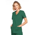 thumbnail image 3 of Cherokee Workwear Core Stretch Women's Scrubs Top Mock Wrap 4728, 3 of 6