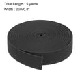 thumbnail image 2 of Bandas elásticas para coser de 0.8" (2 cm) 5 yardas de elástico negro para pelucas, cinturillas, pantalones, 2 of 6