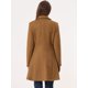 thumbnail image 4 of Abrigo Largo Elegante de Invierno con Solapa y Doble Botonadura para Mujer marrón XS, 4 of 5