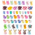 thumbnail image 1 of Figuras mini de animales de resina jrootouh, 52 piezas, decoración pequeña, 1 of 8