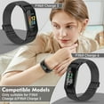 thumbnail image 5 of Vodtian 4 Pack Elastic Bands For Charge 6/Charge 5 Band, Breathable Sport Nylon Adjustable Replacement Wriststrap For Women Man, 5 of 6