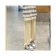 thumbnail image 4 of Pantalones de chándal casuales para mujer, cintura alta, elásticos, bolsillos laterales, cordón, pierna recta, pantalones para ir de compras, escuela, albaricoque S, 4 of 8