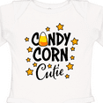 thumbnail image 4 of Inktastic Candy Corn Cutie with Stars Girls Long Sleeve Baby Bodysuit, 4 of 5