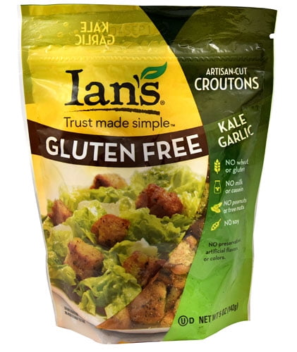 Ian's Natural Foods All Natural Gluten Free Croutons Kale Garlic -- 5 oz pack of 1 by Ian'S Natural Foods