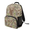 thumbnail image 6 of Yspwyqan Girls Backpack 12-14 Years Old, Camo Deer Bow 17" Laptop Backpack with Built-in Zipper, Side Pockets, Adjustable Straps Daypack for High School Travel Hiking, 6 of 7