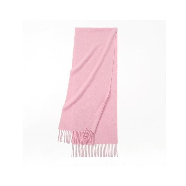 Sonducket Bufanda de mujer invierno cálido Color sólido viaje playa vacaciones al aire libre moda Simple borlas elegante chal para damas Accesorios de disfraces Tipo 26 Sonducket AP013266-26