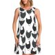 thumbnail image 1 of Balery Retro Rooster Vestidos de verano para mujer con estampado: vestido holgado sin mangas, vestido playero informal y cómodo para días calurosos., 1 of 7