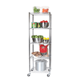 thumbnail image 5 of Seville Classics 18"W x 24"D x 72"H 5-Shelf UltraZinc NSF Steel Wire Freestanding Shelves, Silver, 5 of 10